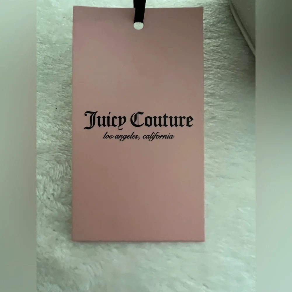 Juicy Couture Cream Crossbody Bag with Embossed Logo, NWT